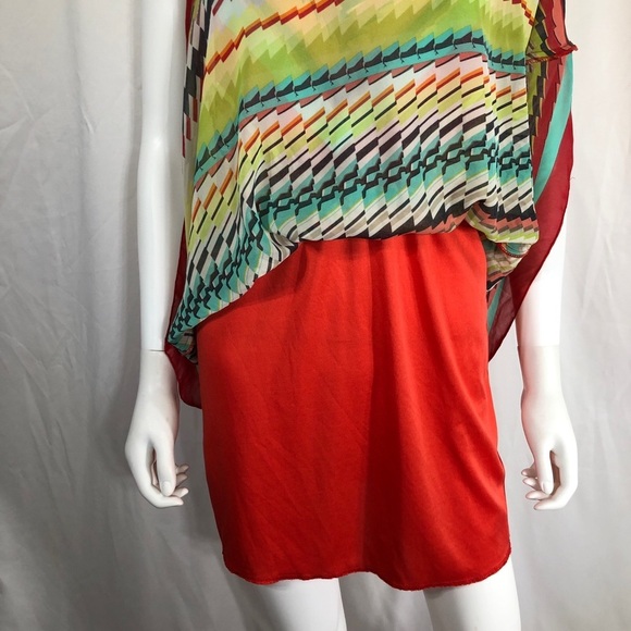 Ruby Rox Strapless Multi Color Summer Dress - Picture 3 of 8